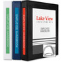 Avery Framed View Heavy-Duty Binders, 3 Rings, 1" Capacity, 11 x 8.5, Navy Blue