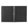 Avery Two-Pocket Folder, Prong Fastener, 0.5" Capacity, 11 x 8.5, Black, 25/Box
