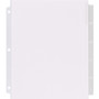 Avery Insertable Big Tab Dividers, 5-Tab, Single-Sided Copper Edge Reinforcing, 11.13 x 9.25, White, Clear Tabs, 1 Set