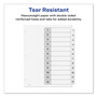 Avery Customizable TOC Ready Index Black and White Dividers, 12-Tab, 1 to 12, 11 x 8.5, 1 Set