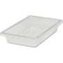 Rubbermaid Commercial 5-Gallon Food/Tote Box - Transporting, Storing - Dishwasher Safe - Clear - Plastic, Polycarbonate Body