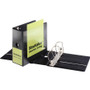Cardinal Performer ClearVue Slant-D Ring Binder, 3 Rings, 5" Capacity, 11 x 8.5, Black