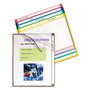 C-Line Write-On Project Folders, Straight Tab, Letter Size, Assorted Colors, 25/Box
