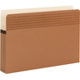 Smead Easy Grip Straight Tab Cut Legal Recycled File Pocket - 8 1/2" x 14" - 1 3/4" Expansion - Redrope - Tear Proof, Tear Resistant, Reinforced Gusset - 30% Recycled