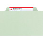 Smead 2/5 Tab Cut Letter Recycled Classification Folder (SMD14023) View Product Image