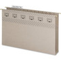 Smead Hanging File Folder, w/ Slide Tab,Legal,2" Exp.,18/BX,SGY (SMD64340) View Product Image