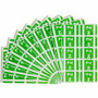 Smead AlphaZ ACCS Color-Coded Labels - Z - x 1" Width x 1 5/8" Length - Light Green - Laminated - 10 / Sheet