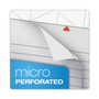 TOPS Prism + Colored Writing Pads, Wide/Legal Rule, 50 Pastel Gray 8.5 x 11.75 Sheets, 12/Pack