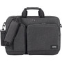 Solo Urban Hybrid Briefcase, Fits Devices Up to 15.6", Polyester, 16.75" x 4" x 12", Gray