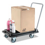 deflecto Heavy-Duty Platform Cart, 300 lb Capacity, 21 x 32.5 x 37.5, Black