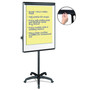 MasterVision Silver Easy Clean Dry Erase Mobile Presentation Easel, 44" to 75.25" High (BVCEA4800055) View Product Image