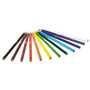 Crayola Long-Length Colored Pencil Set, 3.3 mm, 2B, Assorted Lead and Barrel Colors, Dozen