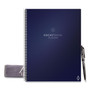 Rocketbook Fusion Smart Notebook, Seven Assorted Page Formats, Blue Cover, (21) 11 x 8.5 Sheets