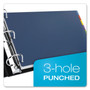 Cardinal Tabloid-Size Poly Index Divider, 8-Tab, 11 x 17, Assorted, 1 Set