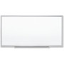 Quartet Classic Premium Porcelain Magnetic Boards - 96" (8 ft) Width x 48" (4 ft) Height - White Porcelain Surface - Silver Aluminum Frame - Rectangle - Horizontal/Vertical