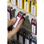 Durable Locking Key Cabinet, 36-Key, Brushed Aluminum, Silver, 11.75 x 4.63 x 11 DBL196623