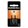 Duracell Specialty Alkaline Battery, N, 1.5 V, 2/Pack