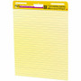 Post-it Self-Stick Easel Pads with Faint Rule - 30 Sheets - Stapled - Feint Blue Margin - 18.50 lb Basis Weight - 25" x 30" Sheet Size