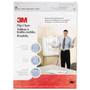 3M Professional Flip Chart, Unruled, 25 x 30, White, 40 Sheets, 2/Carton