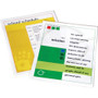 Fellowes Self-Adhesive Laminating Sheets, 3 mil, 9.25" x 12", Gloss Clear, 50/Box