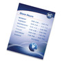 Fellowes Self-Adhesive Laminating Sheets, 3 mil, 9.25" x 12", Gloss Clear, 50/Box