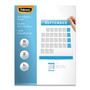 Fellowes Self-Adhesive Laminating Sheets, 3 mil, 9.25" x 12", Gloss Clear, 50/Box (FEL5221502) View Product Image