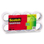 Scotch Sure Start Packaging Tape, 3" Core, 1.88" x 54.6 yds, Clear, 8/Pack