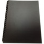 GBC Binding Presentation Covers - For Letter 8 1/2" x 11" Sheet - Square - Black - Polypropylene