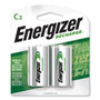 Energizer NiMH Rechargeable C Batteries, 1.2 V, 2/Pack (EVENH35BP2) View Product Image