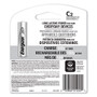 Energizer NiMH Rechargeable C Batteries, 1.2 V, 2/Pack