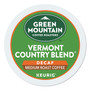 Green Mountain Coffee Vermont Country Blend Decaf Coffee K-Cups, 96/Carton