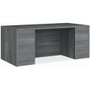 HON 10500 H105890 Pedestal Desk - 29.5" Height x 72" Width x 36" Depth - Total Drawer(s): 5 - Double Pedestal - HON105890LS1