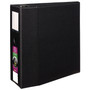 Avery Durable Non-View Binder with DuraHinge and EZD Rings, 3 Rings, 5" Capacity, 11 x 8.5, Black, (8901)