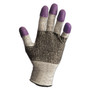 KleenGuard G60 Purple Nitrile Gloves, 240mm Length, Large/Size 9, Black/White, 12 Pairs/Carton (KCC97432CT) View Product Image