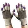 KleenGuard G60 Purple Nitrile Gloves, 240mm Length, Large/Size 9, Black/White, 12 Pairs/Carton (KCC97432CT) View Product Image