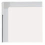 Mead Dry Erase Board with Aluminum Frame, 72 x 48, Melamine White Surface, Silver Aluminum Frame (MEA85358) View Product Image