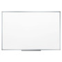 Mead Dry Erase Board with Aluminum Frame, 72" x 48", White Surface, Satin Aluminum Frame