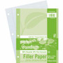 Ecology Recycled Filler Paper - Letter - 150 Sheets - College Ruled Front Ruling - 0.28" Ruled - Ruled Red Margin
