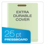 Pendaflex End Tab Classification Folders, 2.5" Expansion, 2 Dividers, 6 Fasteners, Letter Size, Pale Green Exterior, 10/Box