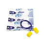 3M E-A-R Classic Earplugs, Corded, PVC Foam, Yellow, 200 Pairs/Box (MMM3111101) View Product Image