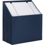 Smead Stadium File, 12 Sections, 1/12-Cut Tabs, Letter Size, Navy