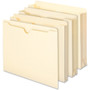 Smead Manila File Jackets, 2-Ply Straight Tab, Letter Size, Manila, 50/Box SMD75520