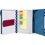 Ampad Versa Crossover Notebook, 3-Subject, Wide/Legal Rule, Navy Cover, (60) 11 x 8.5 Sheets
