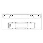 Tabbies File Pocket Handles, 9.63 x 2, White, 4/Sheet, 12 Sheets/Pack