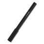 TRU RED Quick Dry Gel Pen, Stick, Medium 0.7 mm, Black Ink, Black Barrel, 5/Pack