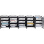 Safco Onyx Mail Sorter - 500 x Sheet - 20 Compartment(s) - Compartment Size : 3.75" x 11" x 12.50" - SAF7770BL