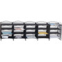 Safco Onyx Mail Sorter - 500 x Sheet - 20 Compartment(s) - Compartment Size : 3.75" x 11" x 12.50" - SAF7770BL