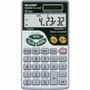 Sharp Calculators EL-344RB 10-Digit Handheld Calculator - 3-Key Memory, Sign Change, Auto Power Off - Battery/Solar Powered - Battery Included - 0.3" Height x 2.7" Width x 4.7" Depth - Gray, Black