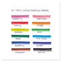 Mr. Sketch Scented Watercolor Marker Classroom Pack, Broad Chisel Tip, Assorted Colors, 36/Pack
