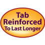 Smead Heavyweight Colored End Tab Fastener Folders, 0.75" Expansion, 2 Fasteners, Letter Size, Red Exterior, 50/Box